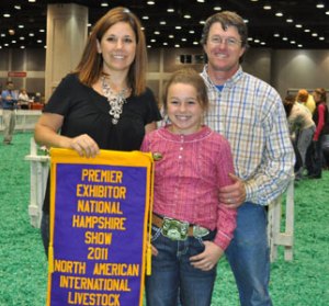 Silver Creek Farms 2012 Premiere Hampshire Breeder at NAILE